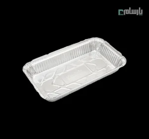 ظرف یکبار مصرف کبابی آلومینیومی کد 235
