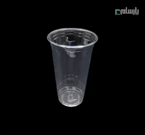 لیوان یکبار مصرف کلاسیک 550 سی سی درب حبابی دهانه 95 مشکی بدون پانچ-لیوان کلاسیک