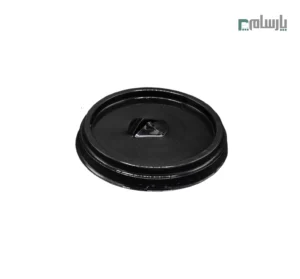 لیوان یکبار مصرف کلاسیک 400 سی سی درب تخت دهانه 95 مشکی پانچ دار-درب تخت