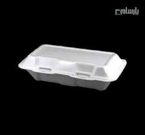 ظرف یکبار مصرف فوم دو پرسی کاسپین