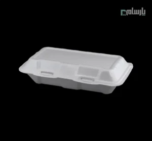 ظرف یکبار مصرف فوم یک و نیم پرسی کاسپین