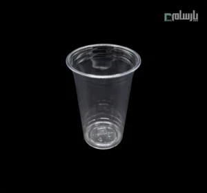لیوان یکبار مصرف کلاسیک 450 سی سی درب حبابی دهانه 95 مشکی بدون پانچ-لیوان کلاسیک